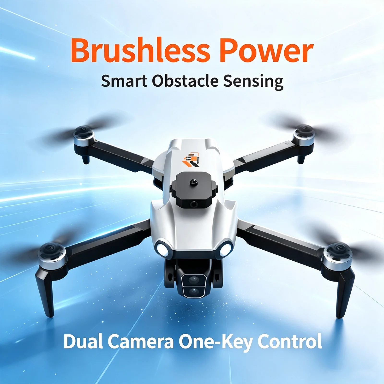 S119 RC Drone 4K Professional HD Dual Camera Security UAV Obstacle Avoidance Brushless Motor Foldable Quadcopter Kid Gift