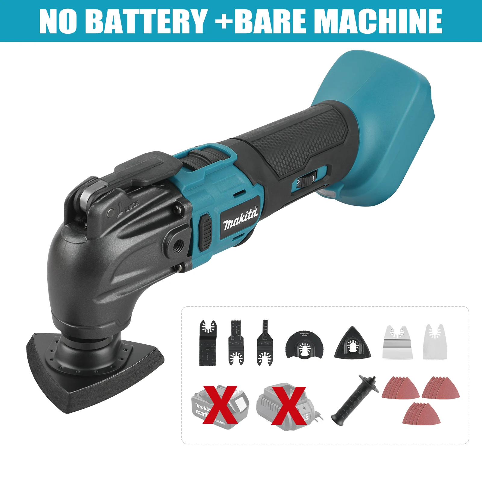 Makita DTM51 Cordless 18V Quickrelease Oscillating Tool Multifunction tool Anti-Vibration Compatible for MAKITA 18V Batter image 3