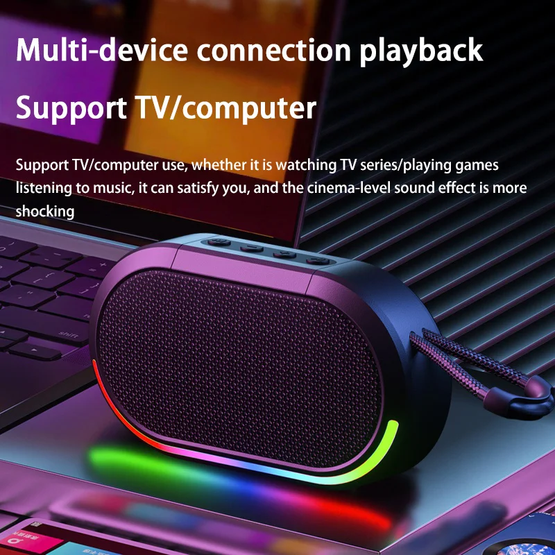 

Уличный динамик, стереодинамик, беспроводной громкий стереозвук, портативный магнитный музыкальный плеер для женщин и мужчин, автомобиль, патио, вечеринки на открытом воздухе