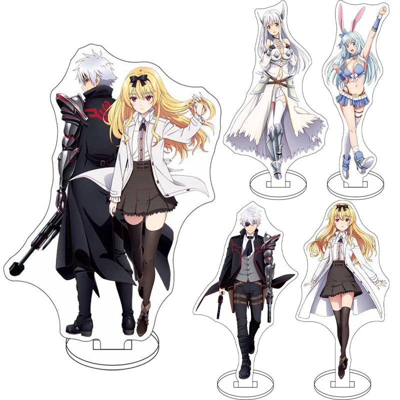 Anime de 16 cm ‌ Arifureta : Du commun au plus fort du monde ‌   Figurine Nagumo Hajime Mei Shia Haulia en acrylique, support décoratif pour cosplay