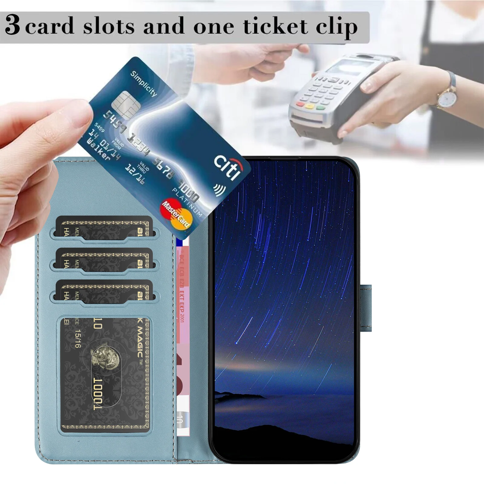 Custodia a portafoglio per telefono in pelle animale 3D per Xiaomi 13T,Redmi Note 14 13 Pro 5G 13C,Poco X7 X6 M7 M6 C65 Card Cute Flip Cover