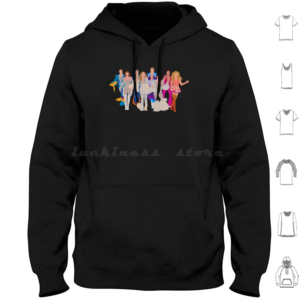Mia End Of Movie Hoodies Long Sleeve Mia Dancing Queen 70s Meryl Streep Donna Mia 2 Donna And The Dynamos Music Musical