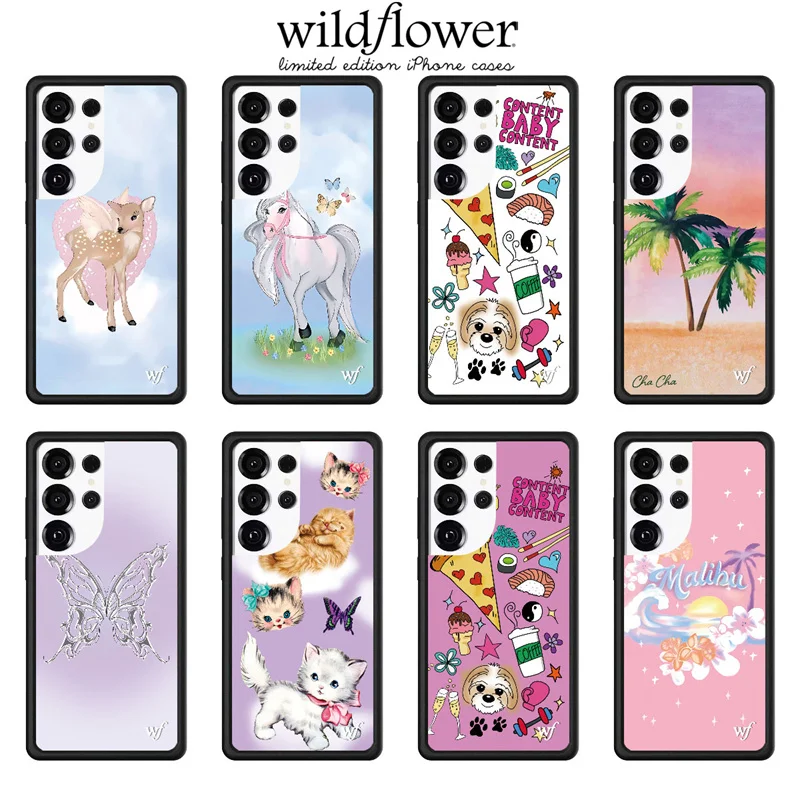 

﻿Wildflower INS Angel Deer Precious Pony Fawn Phone Case For Samsung S26 S25 S24 S23 Ultra WF Butterfly Cover﻿﻿﻿﻿﻿﻿﻿﻿﻿﻿﻿﻿﻿﻿﻿﻿﻿