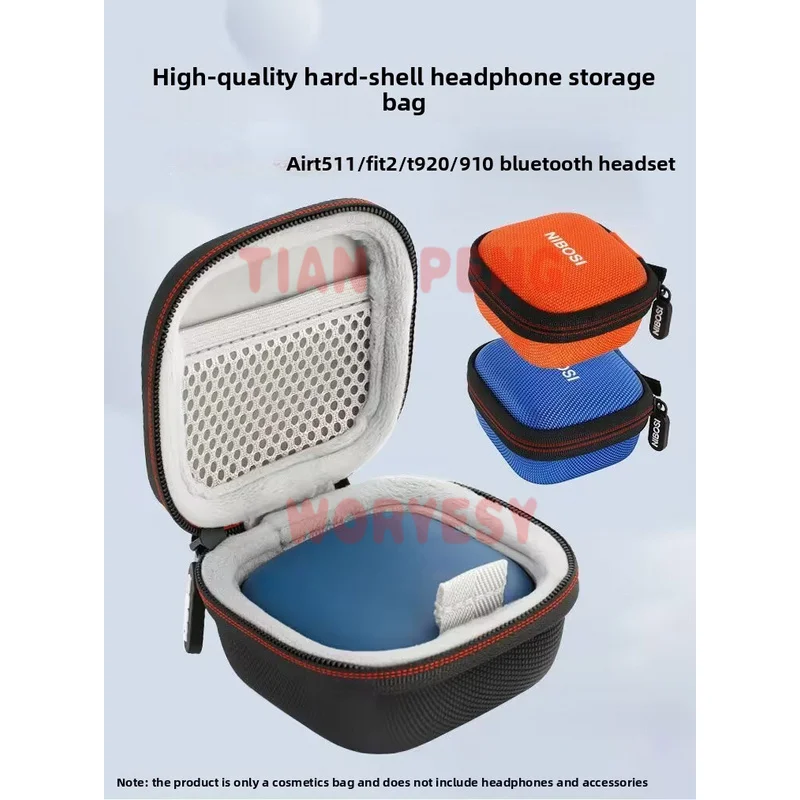 WYORESY custom tailored storage case for Shokz OpenFit Air T511/T920/T910 fits earbud charging case perfectly