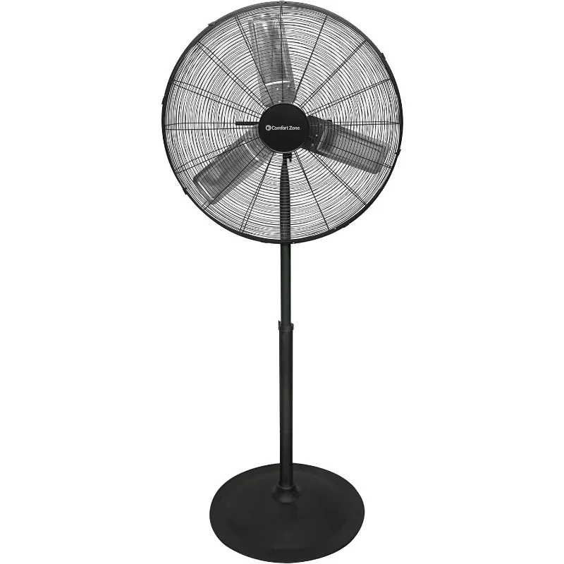 

30 inch, 3 Speed, High Velocity, Adjustable Height 56” to 76”, Metal, Meets OSHA Standards