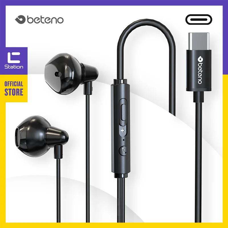 

TYPE-C Earphone Gaming Earbuds Sport Bass Headset With Mic for ios Android good