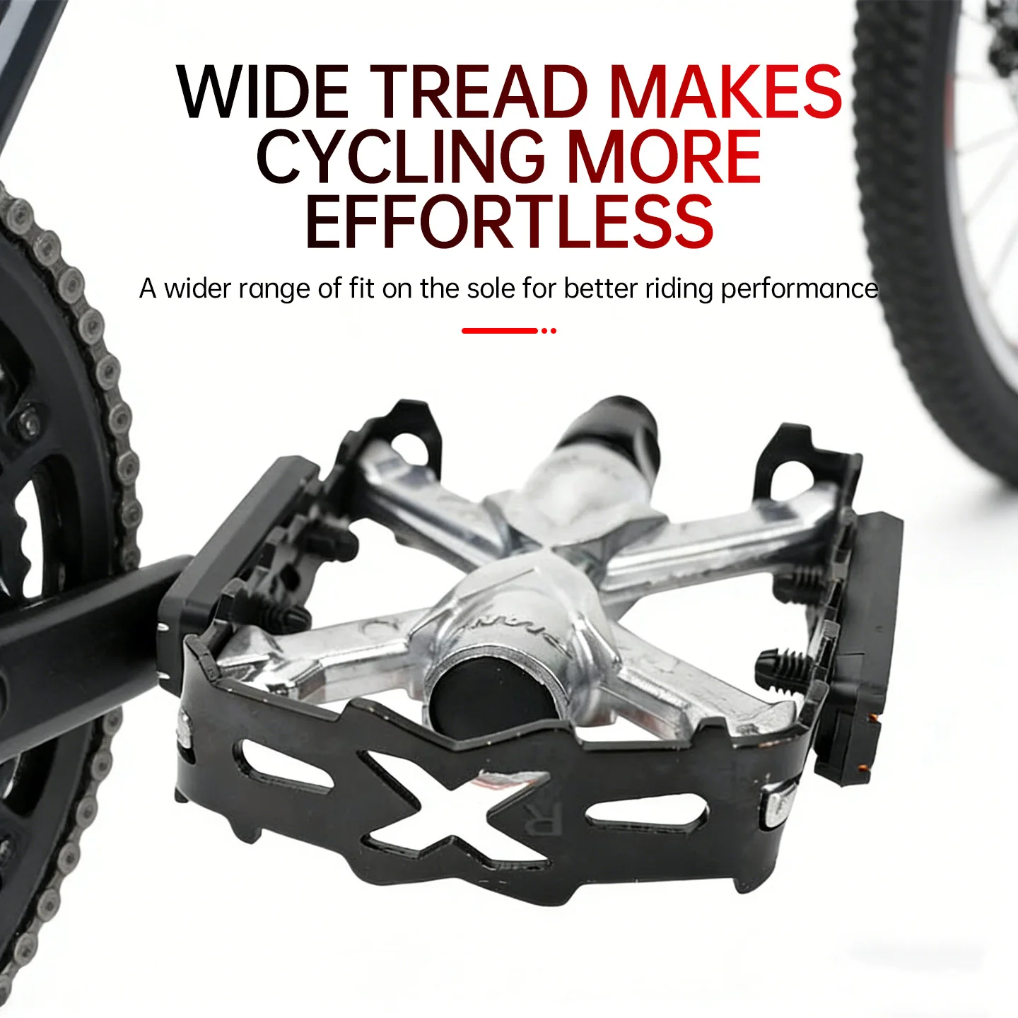 TESNO Ultralight Bicycle Pedals Aluminum Alloy ZP Bearing Anti-Slip Quick Release MTB Road Bike Pedal Universal Thread 14mm