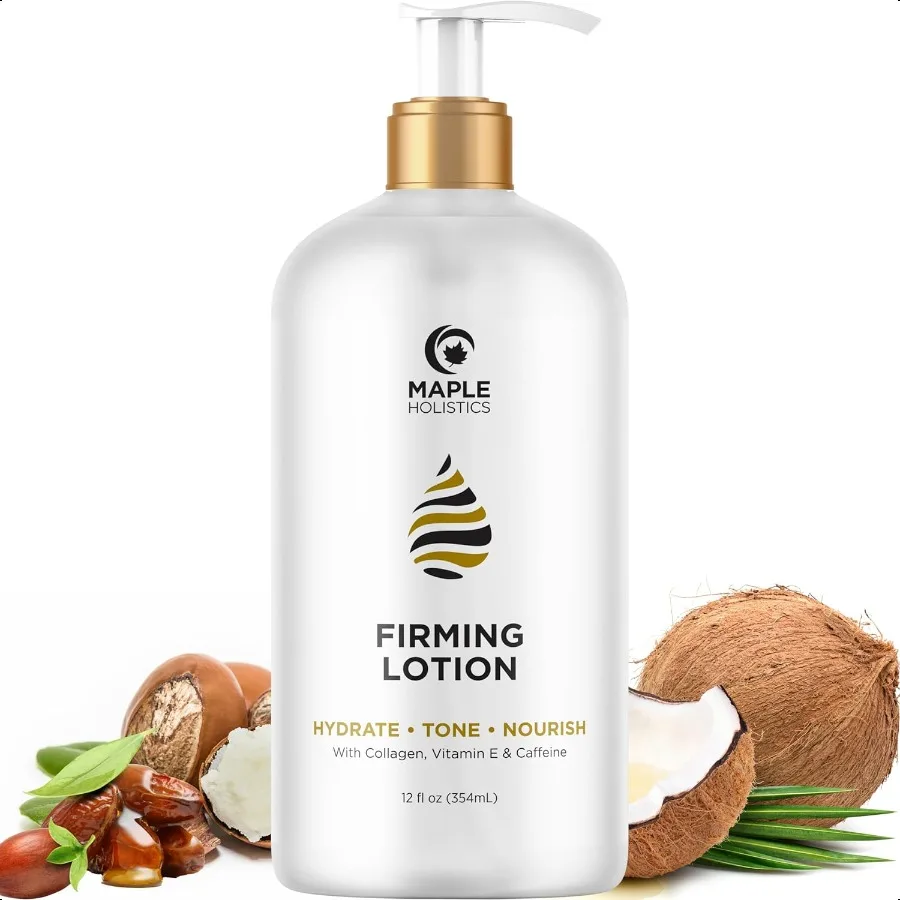 

Skin Firming Body Lotion for Women Caffeine Collagen Body Lotion with Hyaluronic Acid for Dry Crepey Loose Skin and Cellulite S