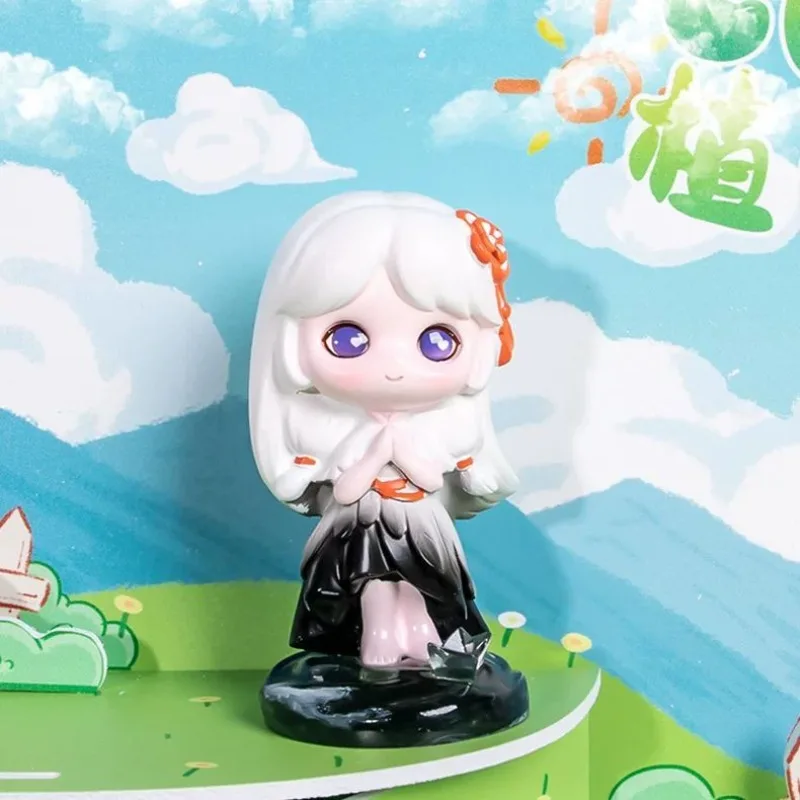 

Древний стиль Pian Ruo Jinghong, железная коробка из смолы, кукла, фигурка, подарочная коробка, креативная модная игра