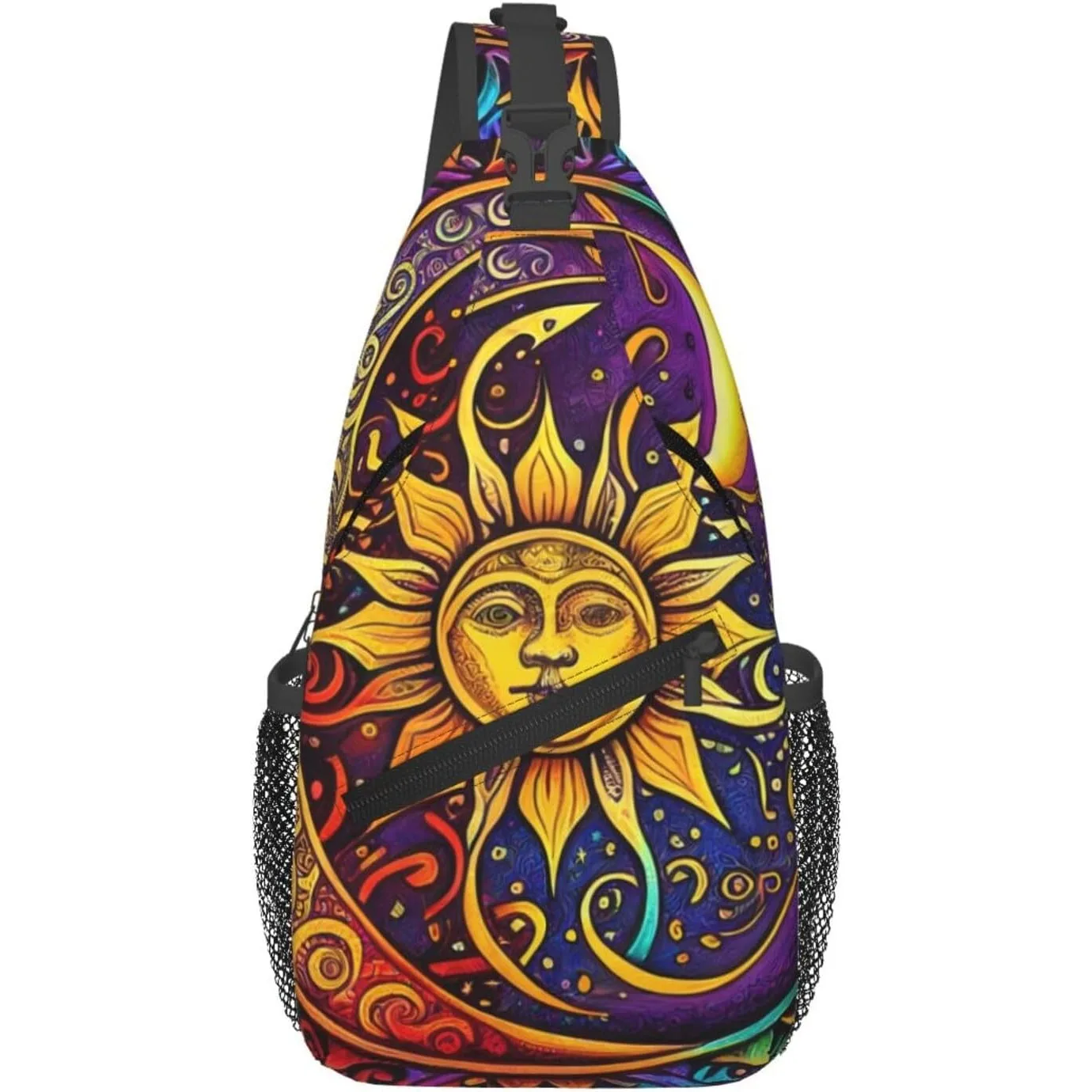 

Сумки через плечо Sun with Moon для женщин, маленькая сумка через плечо, сумка-слинг, дорожная сумка для путешествий и походов