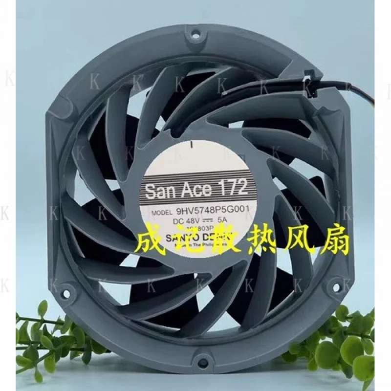 

C ДЛЯ Sanyo 9HV5748P5G001 DC48V 5A 172X51MM Металлический охлаждающий вентилятор