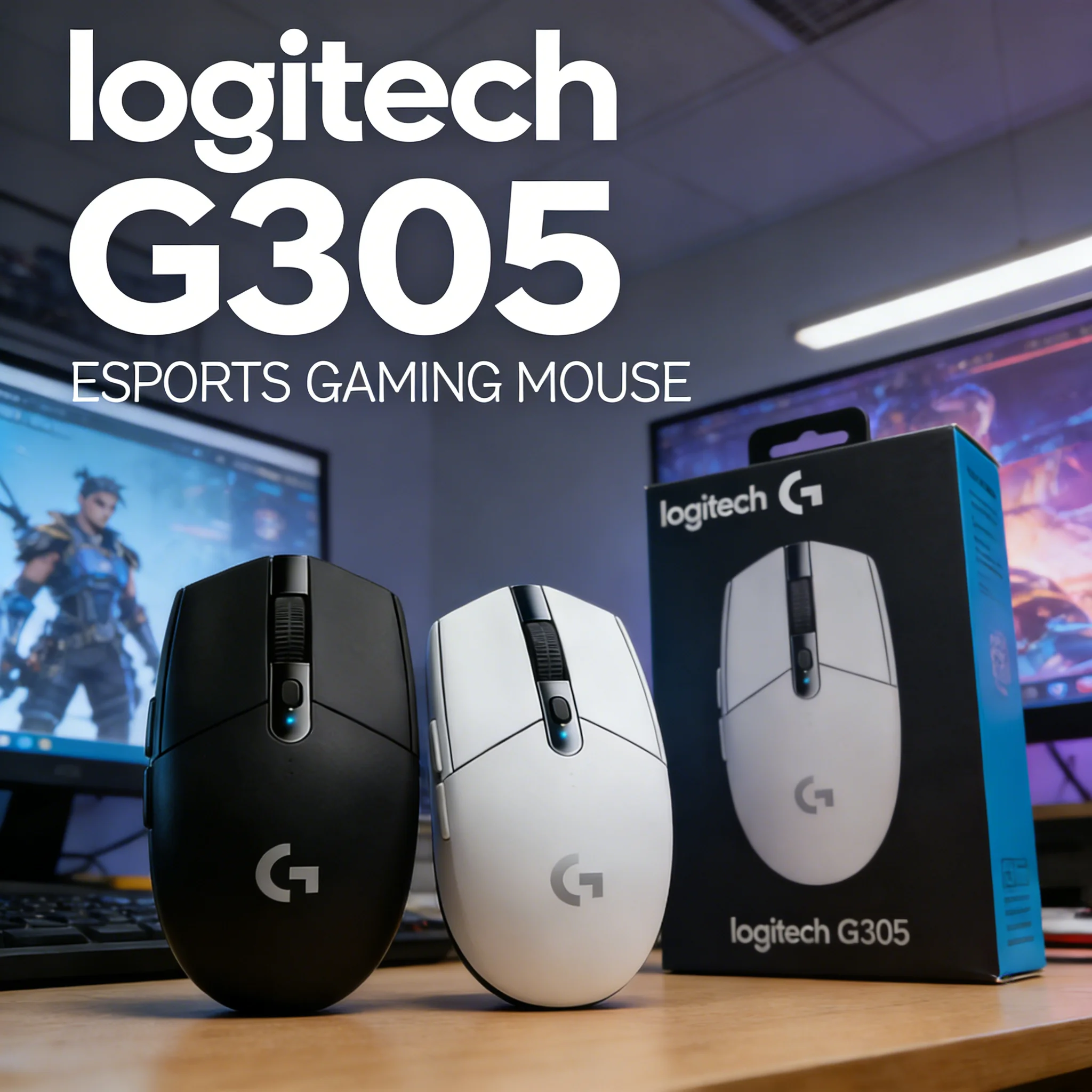

Беспроводная мышь Logitech G304/G305: легкая, эргономичная, портативная, для бизнеса, подходит для средних и маленьких рук, комфортная в использовании.