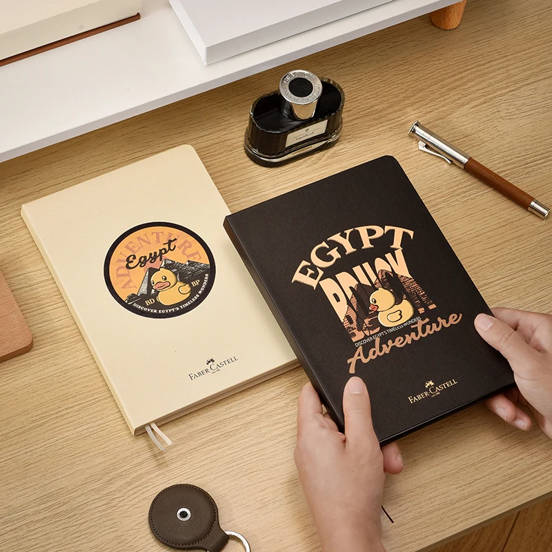 cuaderno-faber-castell-a5-de-192-paginas-–-tapa-dura-papel-rayado-de-8-mm-edicion-british-museum-x-bduck-para-la-escuela-oficina-y-escritura