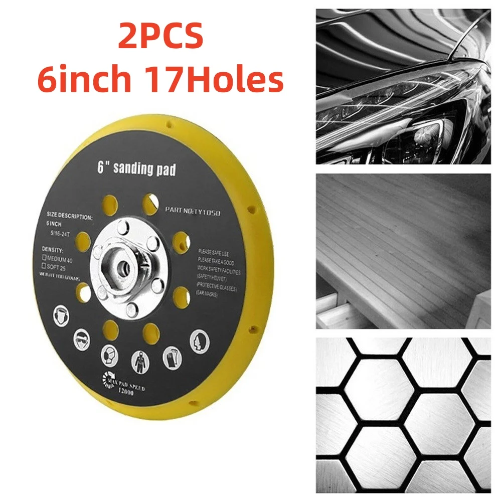 

Шлифовальная подложка с 17 отверстиями, 6 дюймов, 2 шт., для BO6030, BO6040, для шлифовального станка Festool RO1, ES150, ET2, ES / ETS 150