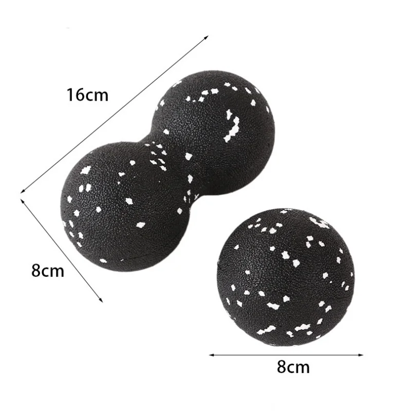 EPP 8cm Peanut Balls Body Massage Fascia Ball High Density Muscle Relaxation Fitness Yoga Myofascia Ball Relieve Pain