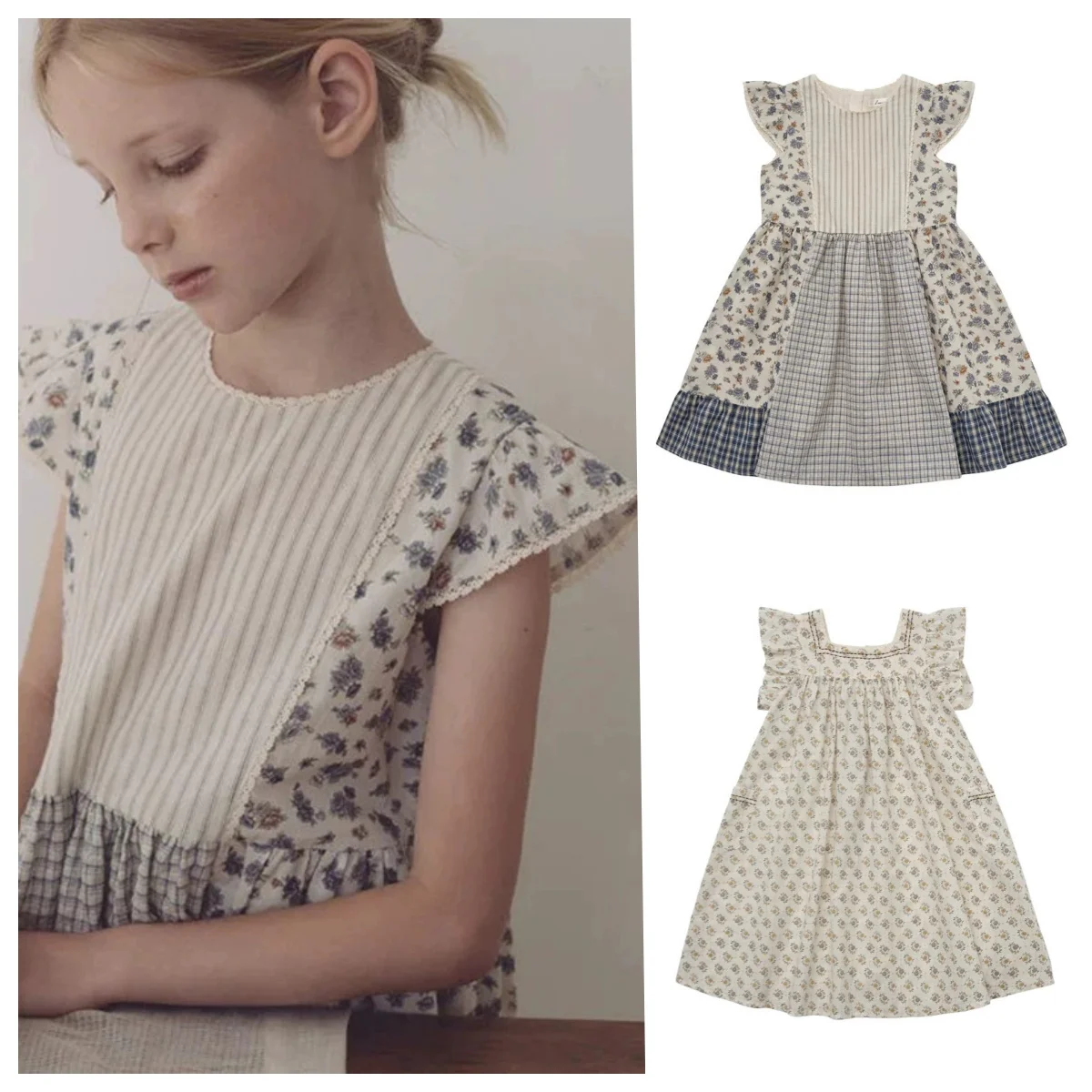 

Новинка 2023 года, элегантное платье для девочек, детское платье принцессы с изысканной вышивкой, праздничные платья с цветочным узором для девочек, летний детский костюм