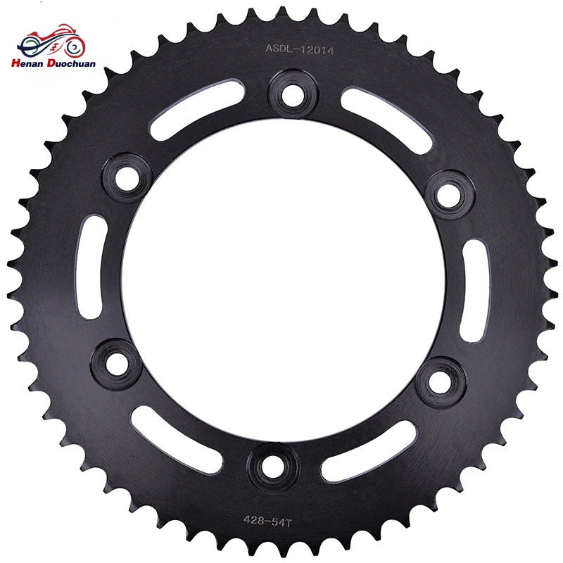 428-54T Motorcycle Rear Sprocket Star Wheel For Honda CBR250 RJ,RK,RK-2 88-89 VT250F VT250 FL Spada 89-90 CBR250R VT CBR 250