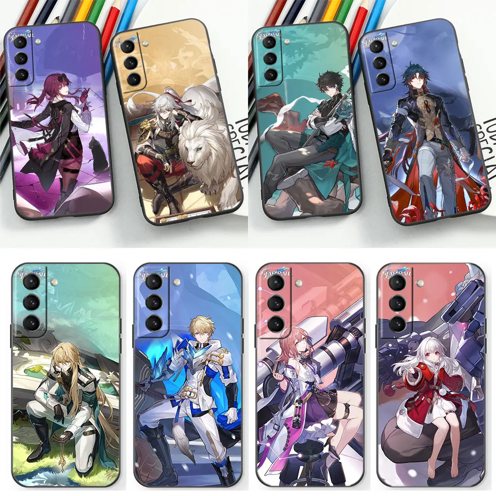 Honkai Star Rail Game Phone Case For Samsung Galaxy S24 S23 S22 S21 S20 Ultra 5G Fe S10 S10E S9 Plus Black Soft Silicone Cover