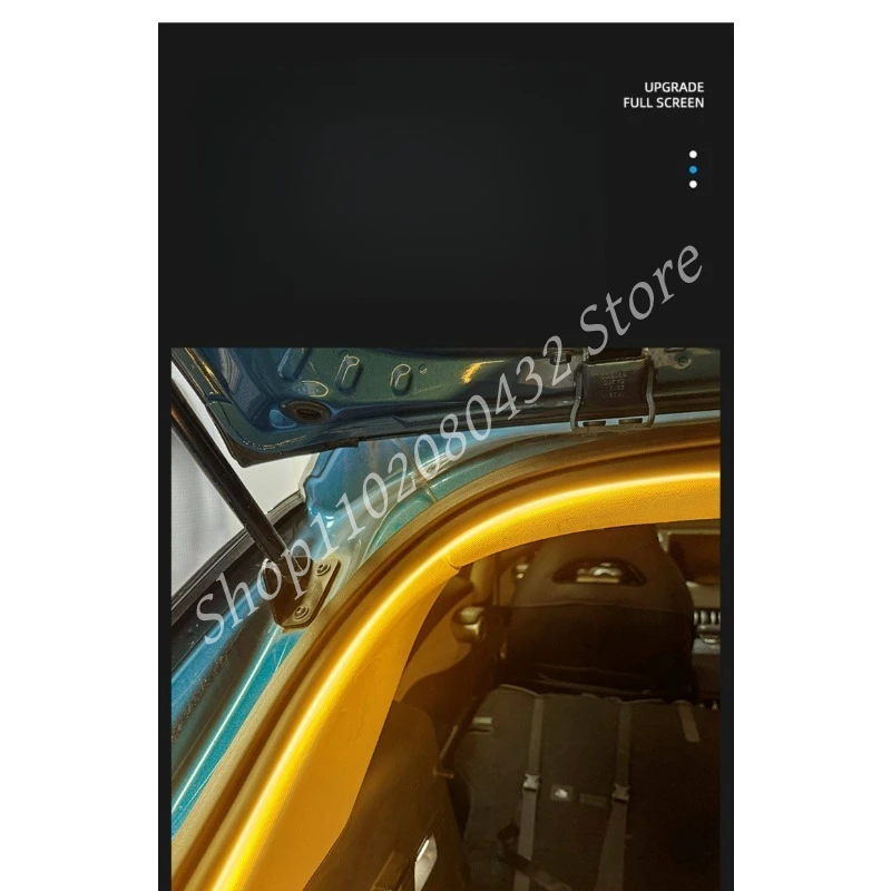 

for Byd Atto 3 Ev Yuan Plus 2024 2025 Accesory Trunk Lighting Atto3 Tailgate Interior Tailgate Ambient Light Change Decoration