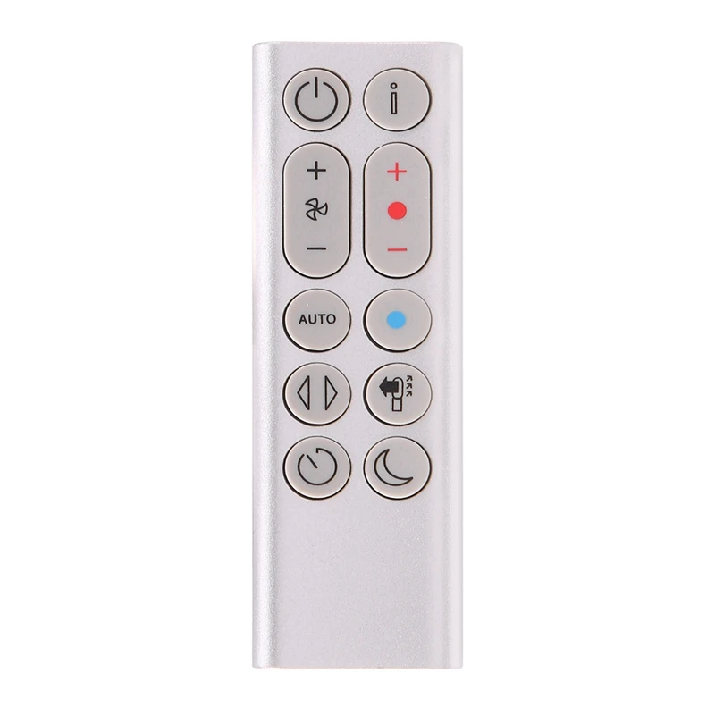 2025-10X Replacement Remote Control For Dyson HP04 HP05 HP06 HP09 Air Purifier Fan Heating And Cooling Fan (Silver)