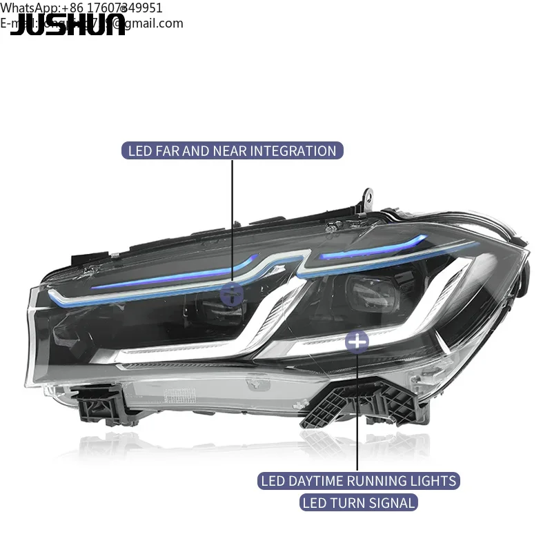 JUSHUN Auto Parts New for BMW F15 X5 Headlight Assembly Headlamp for 2014-2018 Great Discount
