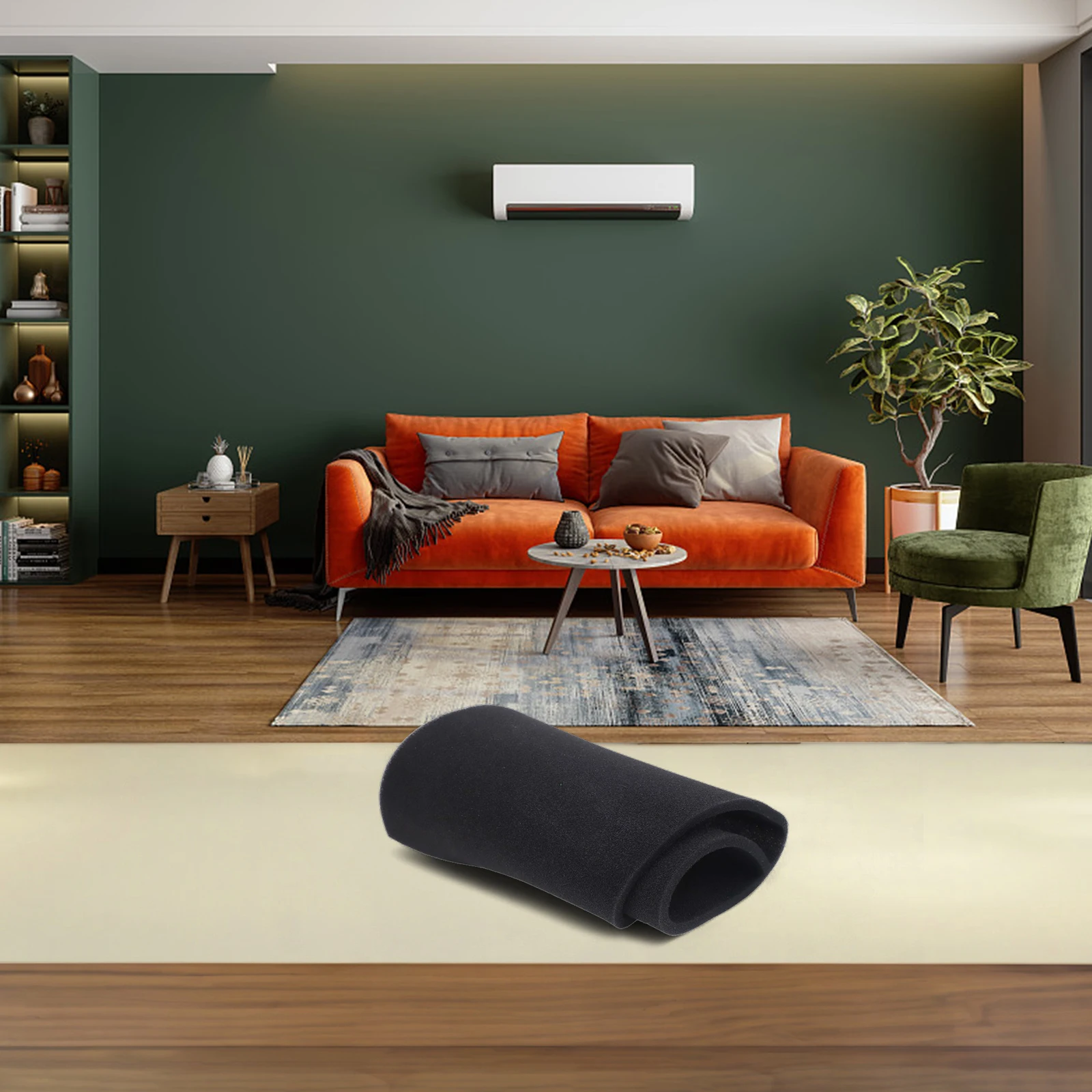 Replacement Activated Carbon Filter Sheet 1mx40cm for Air Conditioner and HVAC Systems with Strong Adsorption Properties