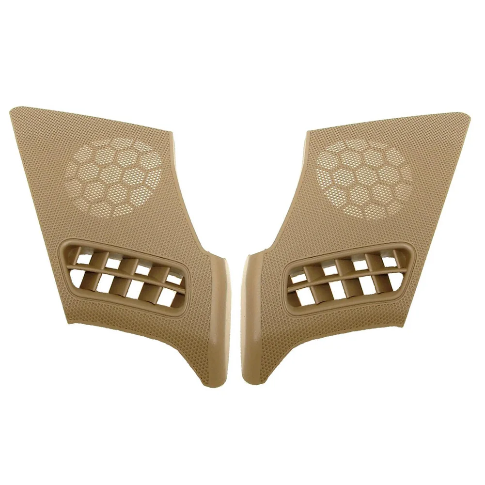 Pair Speaker Cover Left & Right 2106800539 For Mercedes-Benz E-Class W210 96-03 Plastic Beige Speaker Cover Car Interior Parts