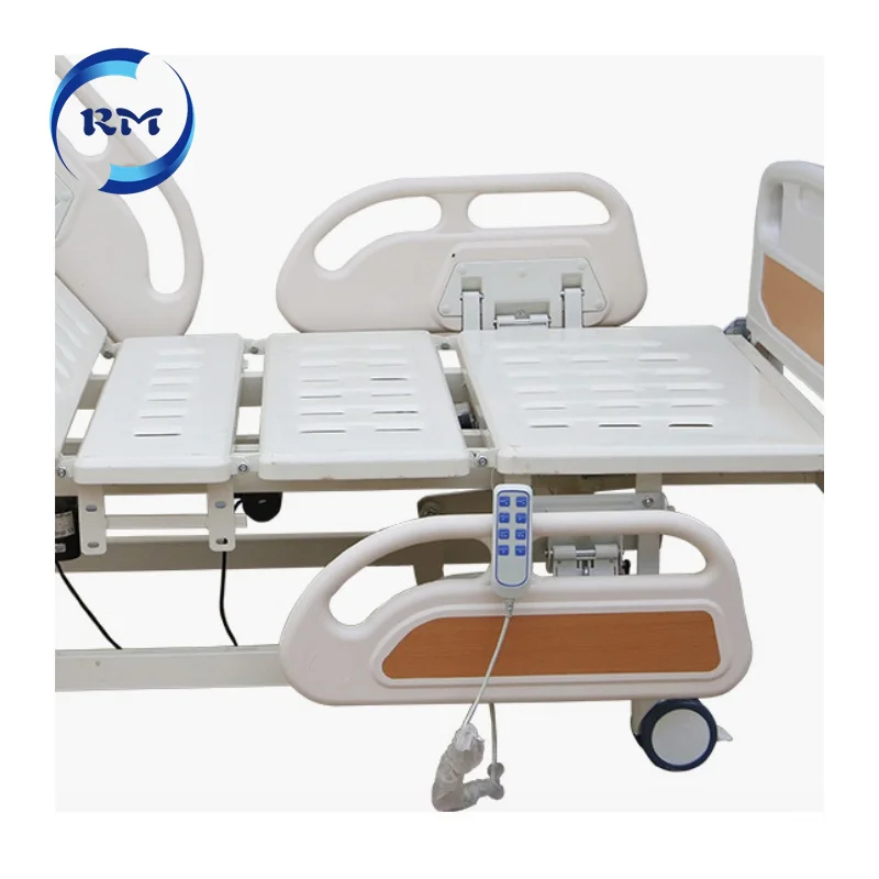 Patient Bed 5 Functions Folding Pneumatic  Bed With air mattress