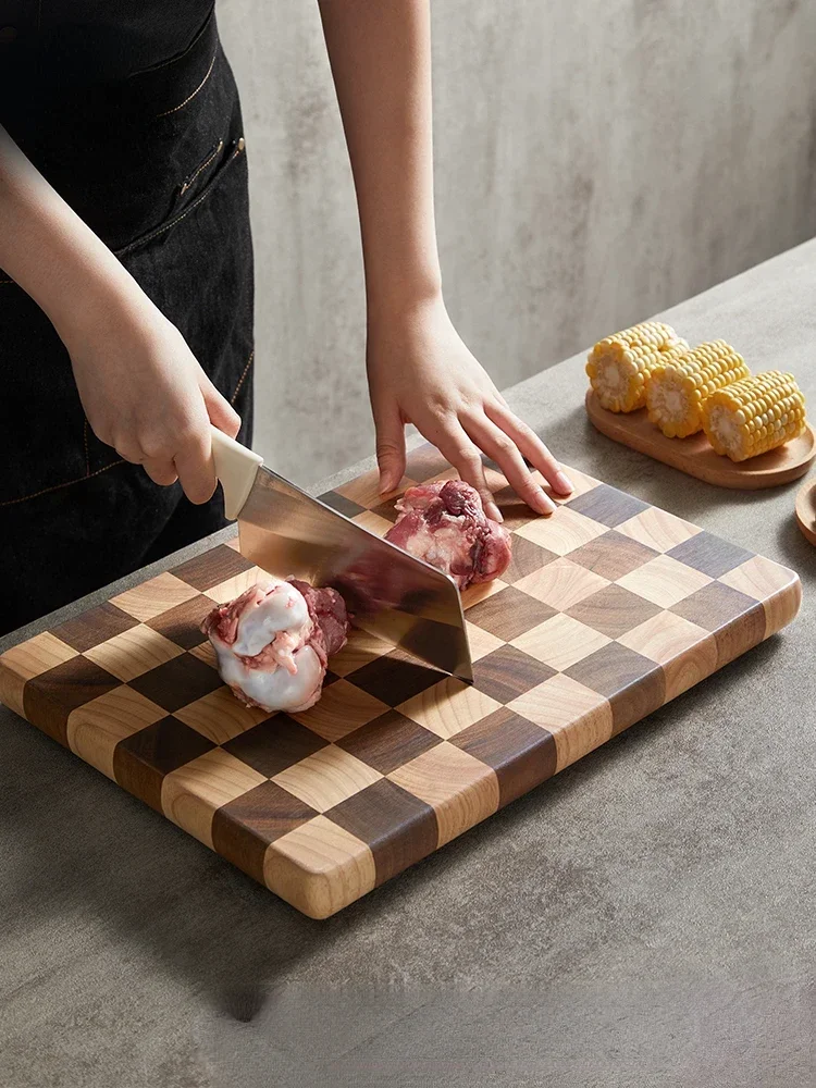 

Cutting Board Double-sided Using Premium Acacia Wood Splicing Chopping Board Drain Water and Damp-proof Kitchen Tools