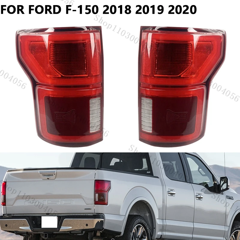 

Car Taillight Assembly For Ford F-150 2018 2019 2020 LED Tail Light With Blind Spot Rear Turn Signal Light Stop Brake Lamp