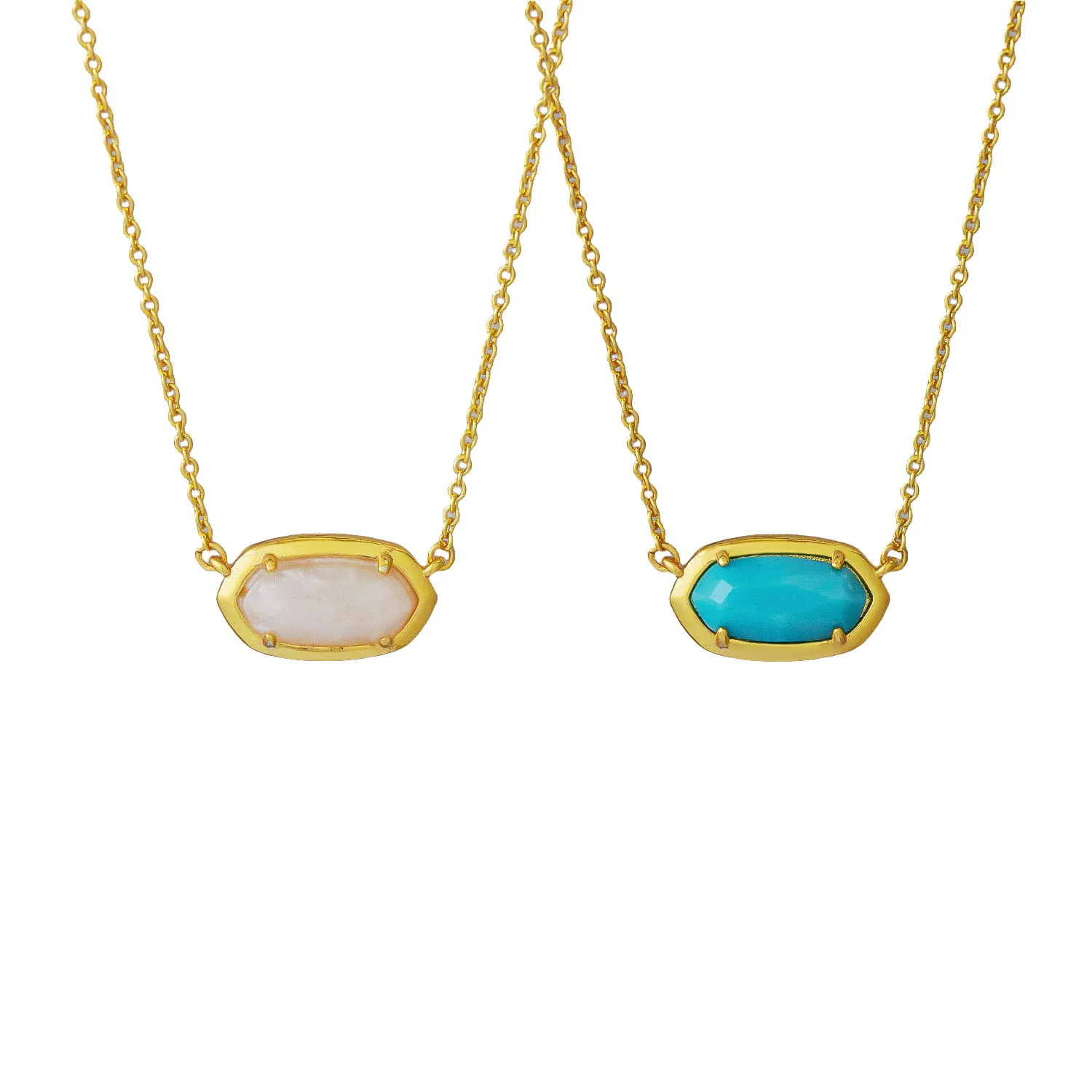 

KendraScott Elisa Pendant Necklace High Quality Original KS Elisa Necklace for Women 18k Real Gold Plated