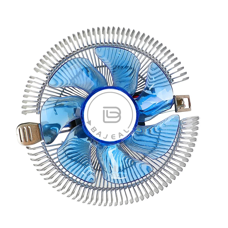 Low Noise CPU Fan with Aluminum Heat Sink for AMD and Processors Provides Efficient Heat Dissipation and Quiet Operation