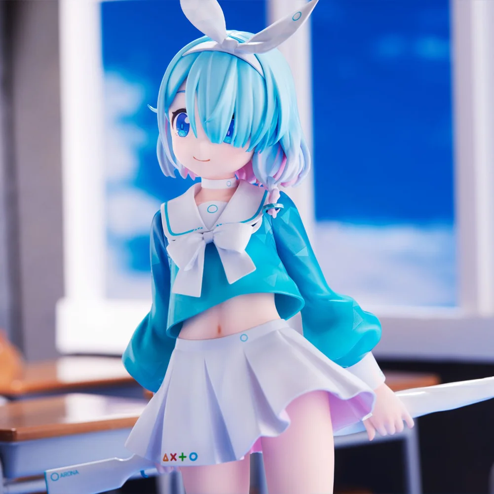 Anime arona figur arona action figur Uniform arona stehende figur PVC Modell Spielzeug Sammlung Statue Geschenk Desktop ornamente