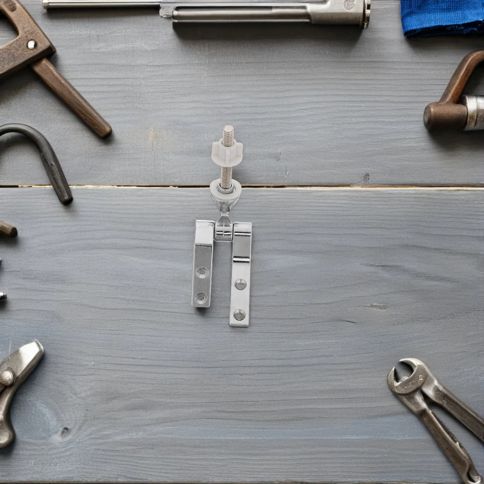 1Set Zinc Alloy Toilet Seat Hinge Replacement Kit Chrome Plated Smooth Close Metal Hinges Bolts Screws Nuts Washers Wood Seats