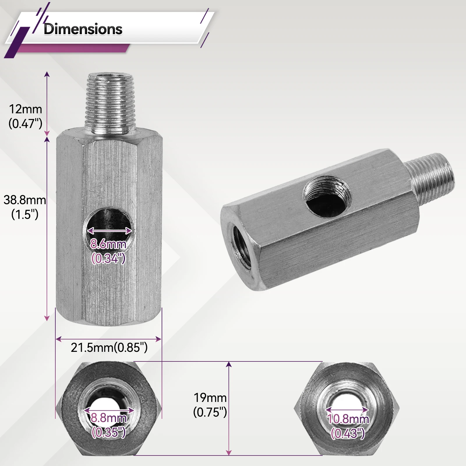 محول مستشعر ضغط الزيت من الفولاذ المقاوم للصدأ ، محول تركيب نقطة الإنطلاق ، مقياس خط تغذية التوربو ، وسادة حلقة T ، NPT ، #5