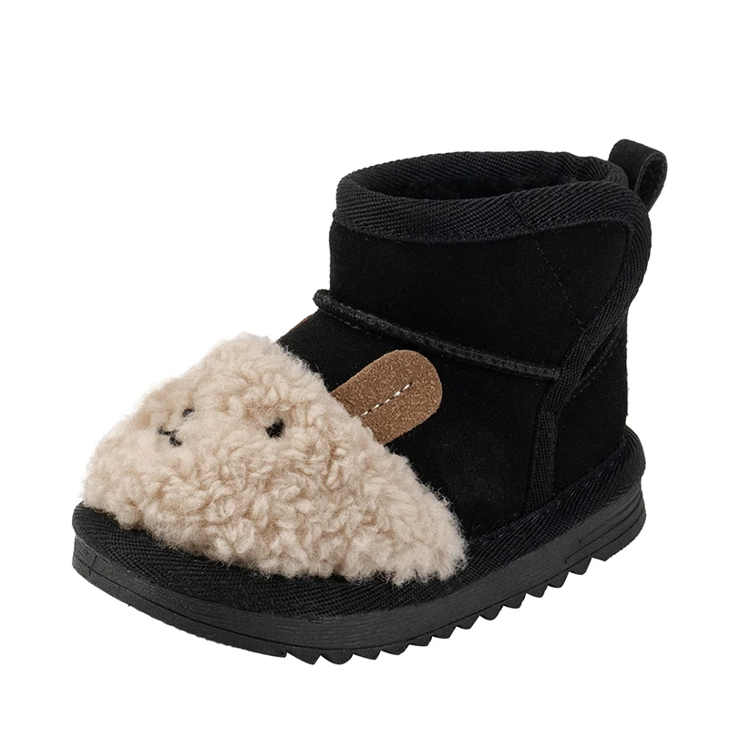 Winter Baby Cartoon Snow Boots Girls Fashion Warm Cotton Shoes Little Boys Winter Toddler Short Boots