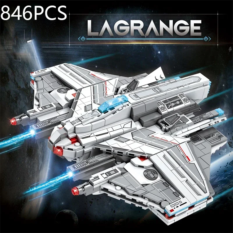 

846PCS Space Battleship Building Blocks Spaceship Artillery Ship Missile MOC Model Bricks Kits Idea Children Toy Christmas Gifts