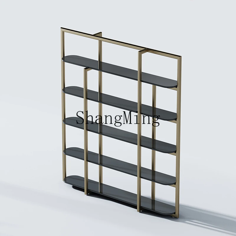 

CL decorative shelf light luxury bookshelf office display floor study bogu living room
