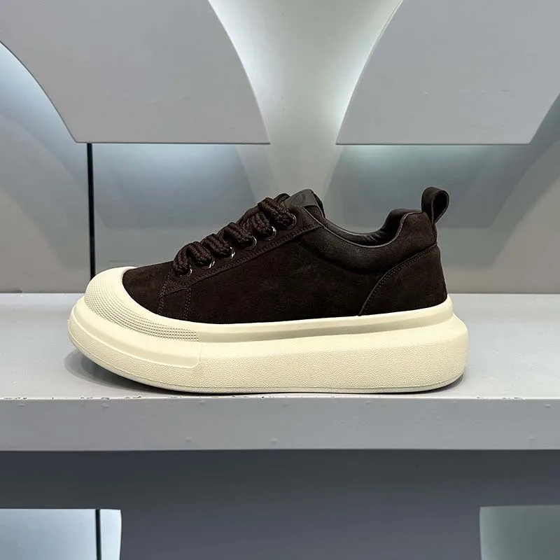 

Уличные черные кеды унисекс на платформе, увеличивающие рост, дышащие повседневные дизайнерские кроссовки класса люкс для мужчин