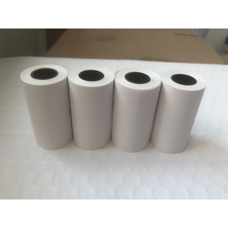 4 Rolls 57 * 30Mm Colorful Thermal Sticker  White Adhesive Paper  For PeriPage A6 Pocket PAPERANG P1/P2 Error Printing Paper