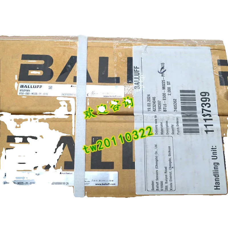 【 Physical Photo 】 BTL6-E500-M0225-PF-S115 Balluff Displacement Sensor