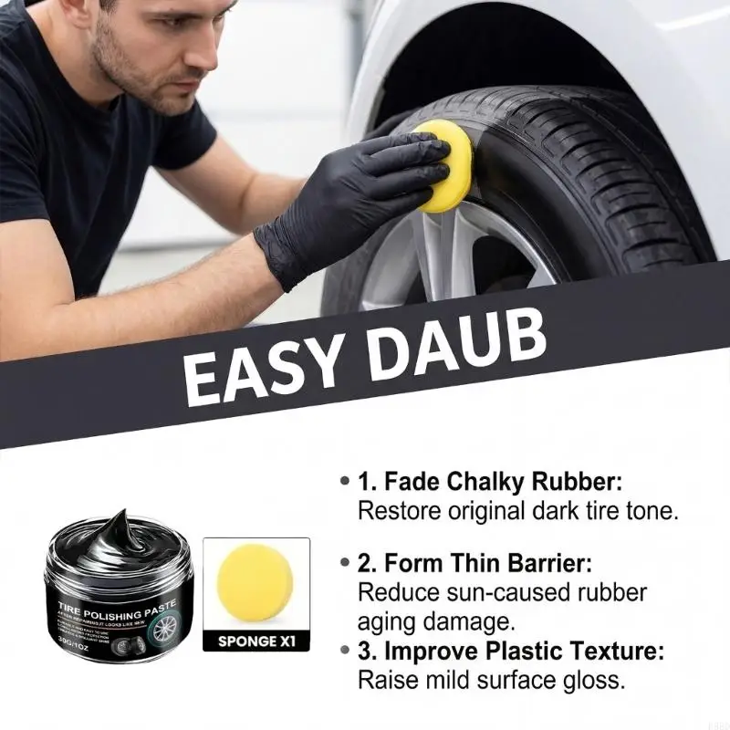 Automotive Detailing Paste for Dull Trim and Rubber Detail Care