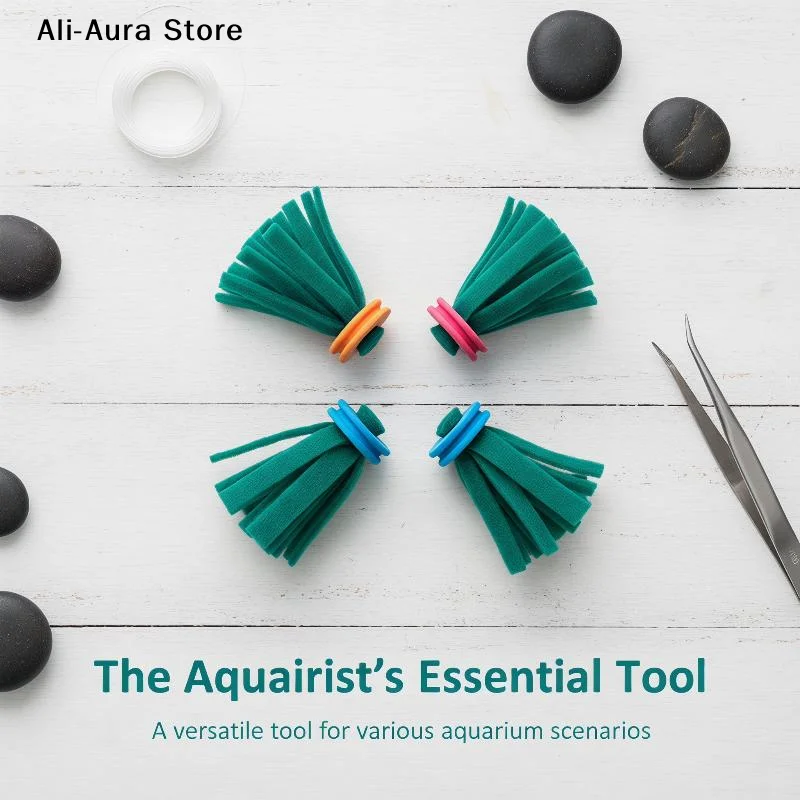 10PCS Safety Fish Breeding Slate Fish Breeding Spawning Mop Fish Egg Collector Egg Collector Wear-resistant Fish Spawning Bed