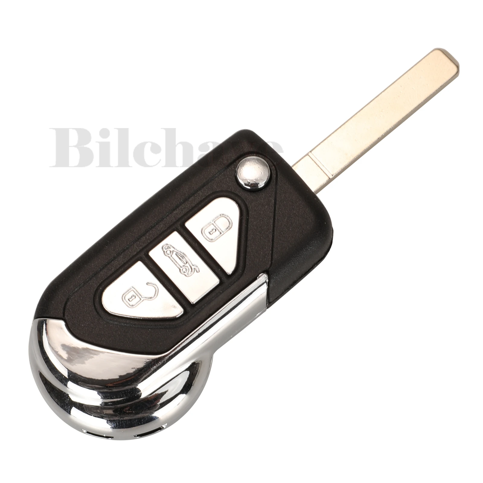 Jingyuqin 2/3 Bottoni Flip Chiave A Distanza Dell\'automobile Borsette Caso Per Citroen DS3 FOB Con VA2 Sostituzione Lama Uncut