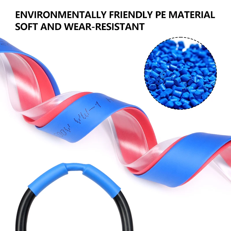 2M Diameter 0.6 0.8 1 1.5 2 2.5 3 3.5 4 4.5 5 5.5 6 mm Polyolefin Heat Shrink Tube 2:1 Shrink Ratio Insulated Cable Sleeve