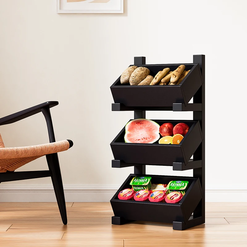 

Solid wood Snack Living room display Dining room storageKitchen vegetable fruit basket