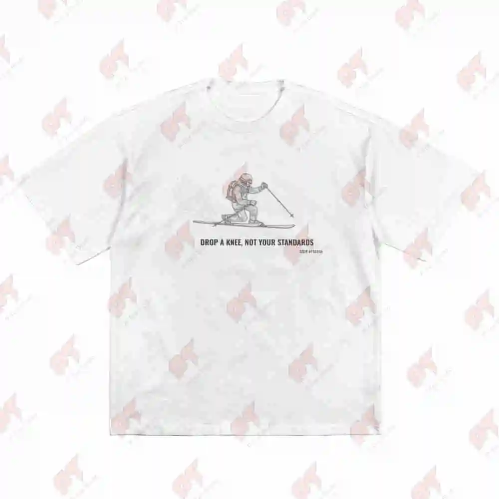 Telemark Drop A Knee Topographic Short Sleeve Tee 100% Cotton T-Shirt