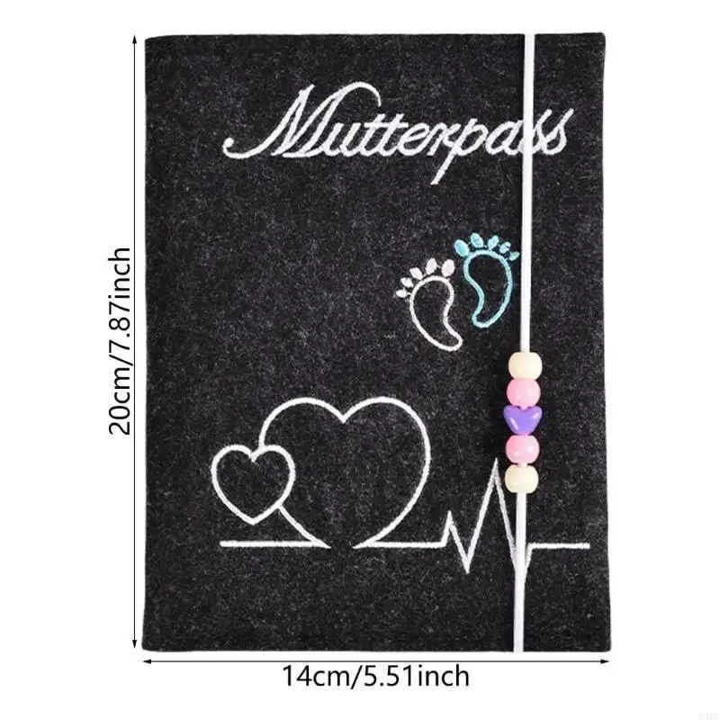 تأتي حافظة جواز السفر الحمل السميكة 54DF بجيب منظم للصور بالموجات فوق الصوتية #6