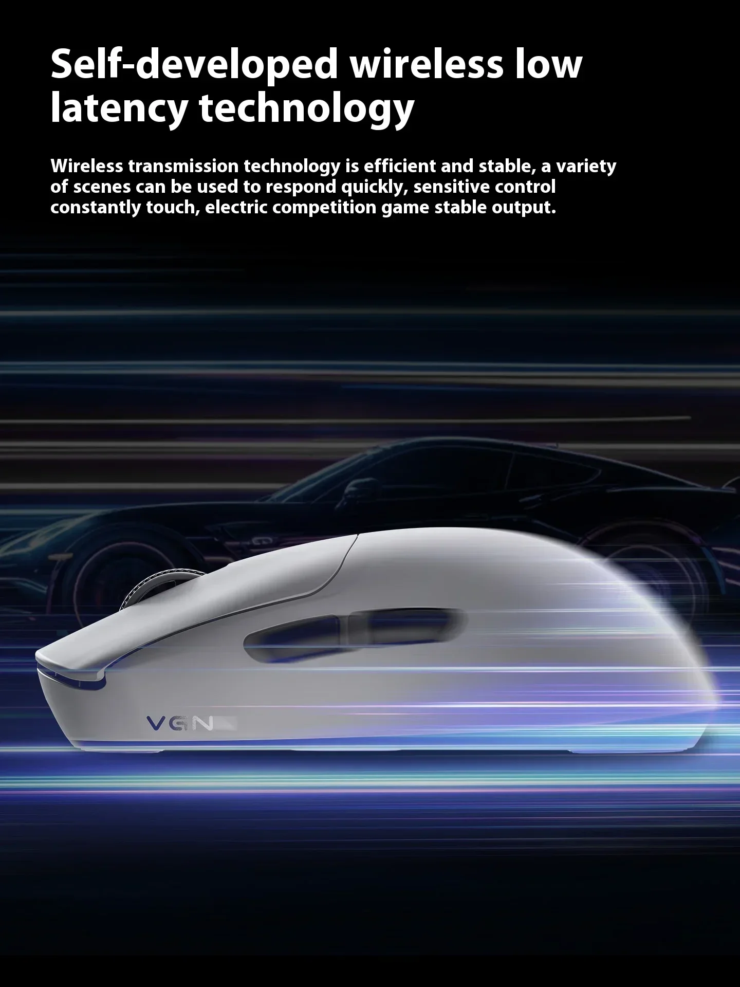 

VGN Feilong Y2 pro/Ultra series 2.4G wireless three mode game mouse Ultra light dual 8K ergonomic customized mouse PAW3950