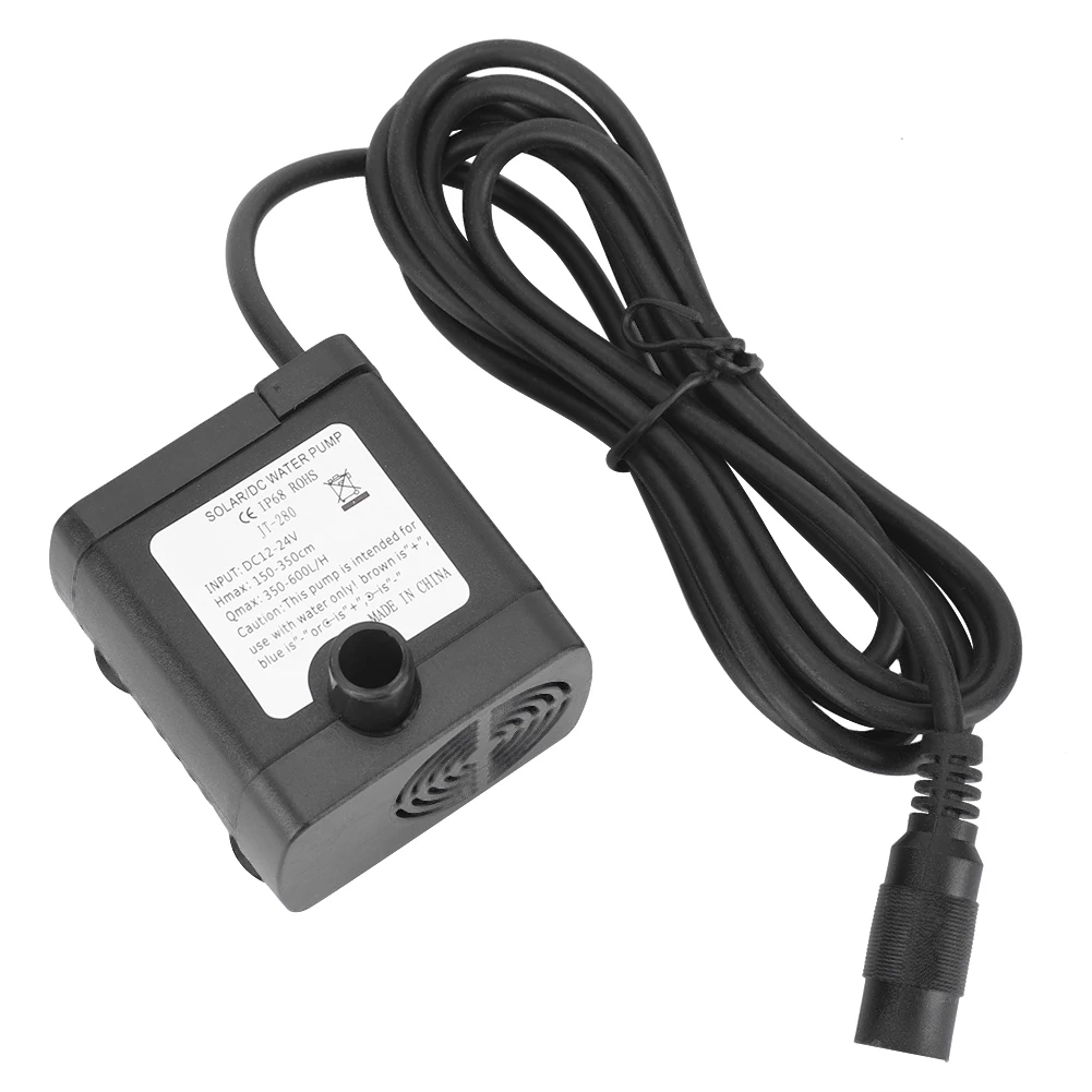 Submersible Pump 24V Clean  Stainless Steel Shaft  with Suction Cup for Fountain Aquarium Fish Farming Place
